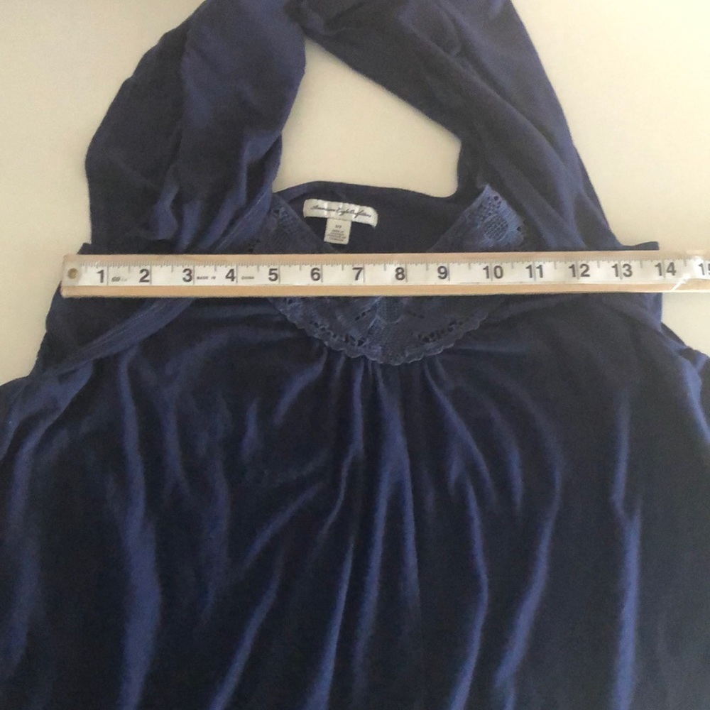 American Eagle Crocheted Flowing Blouse Small - Picture 5 of 10